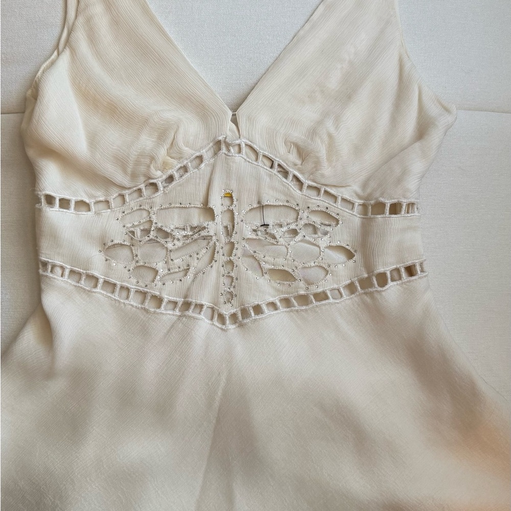 Catherine Malandrino Top with Dragonfly Design